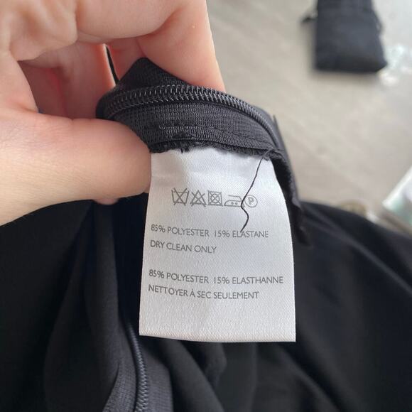 ALICE & UO Apolline Collar Jumpsuit Black Sleeveless Size 2 Blazer Style Ankle - Picture 10 of 11